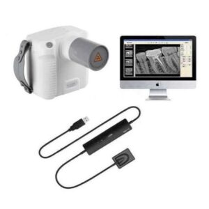 Digital portable dental Xray machine with an X-ray sensor