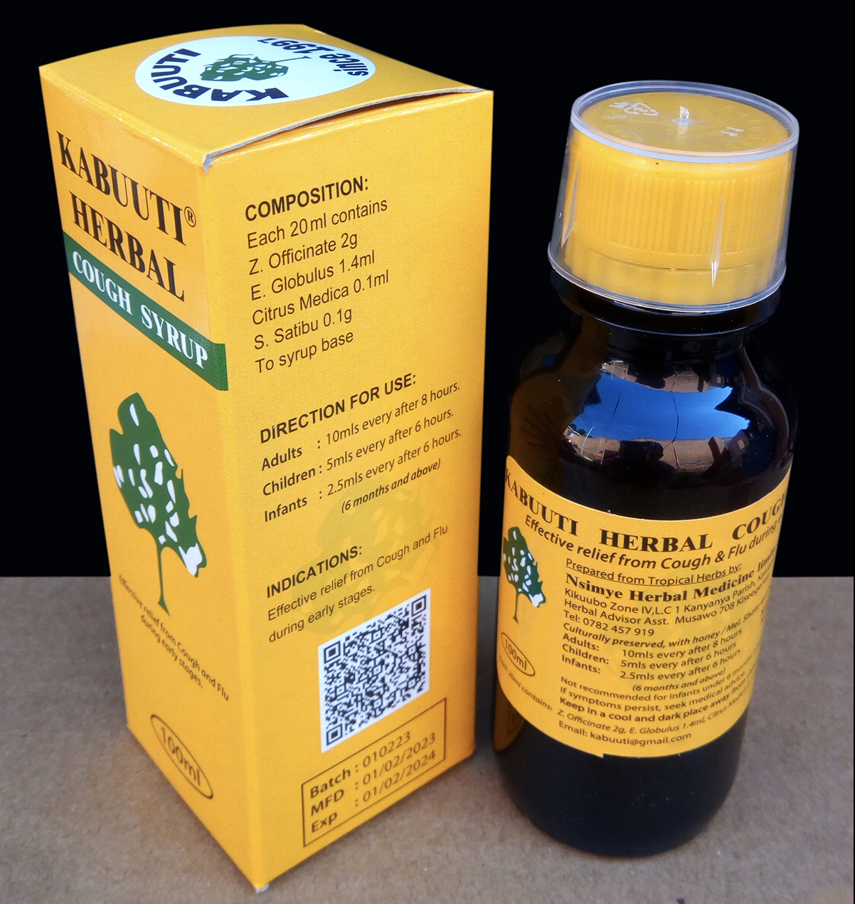 KABUUTI HERBAL COUGH SYRUP